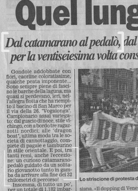 Il Gazzettino newspaper headline